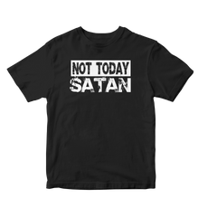Not Today Satan Tee (Black)