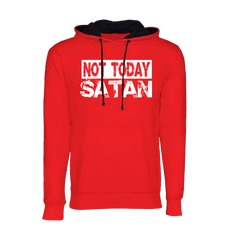 Not Today Satan Hoodie (Red)